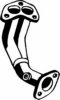 FORD 7308607 Exhaust Pipe